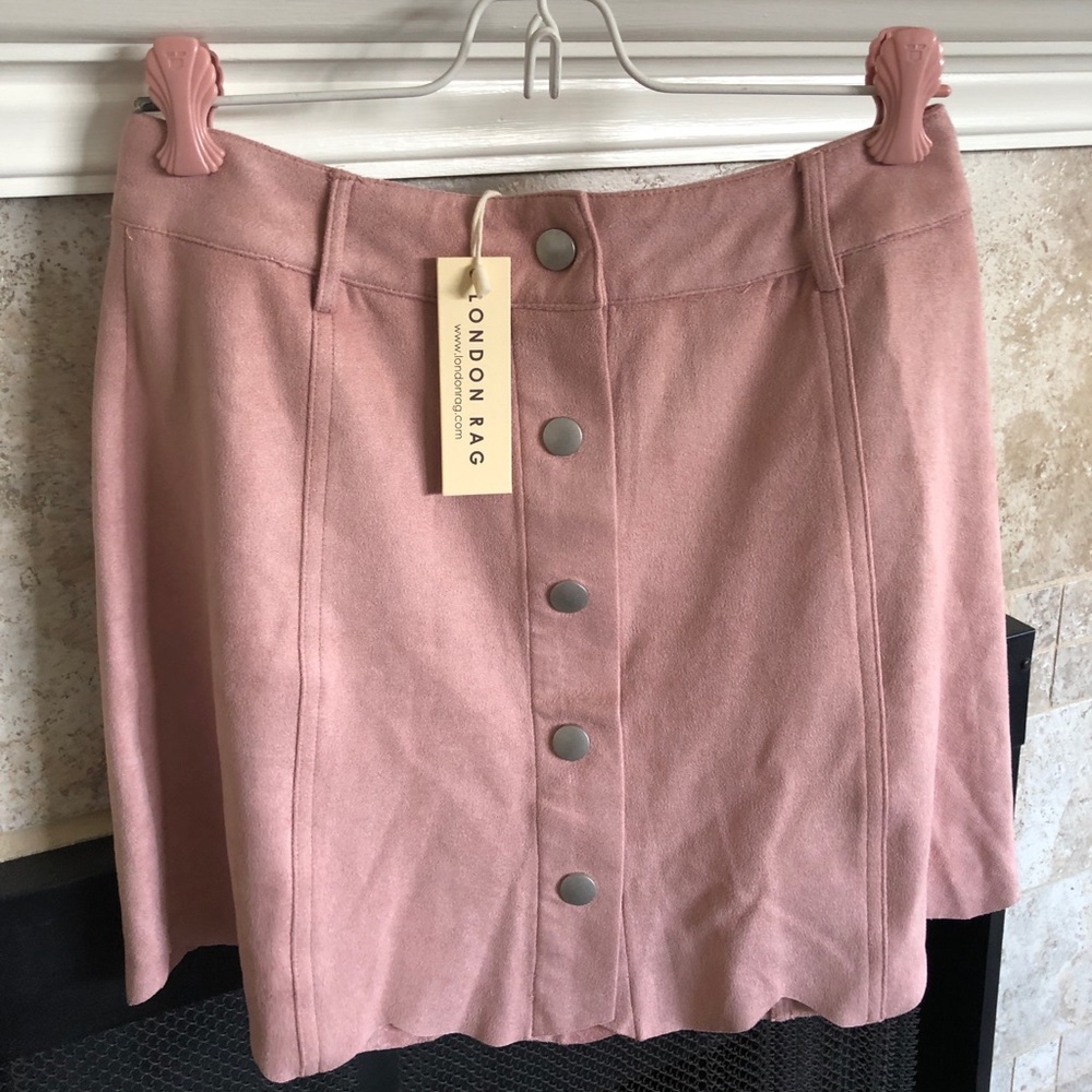 Pink London Rag Skirt